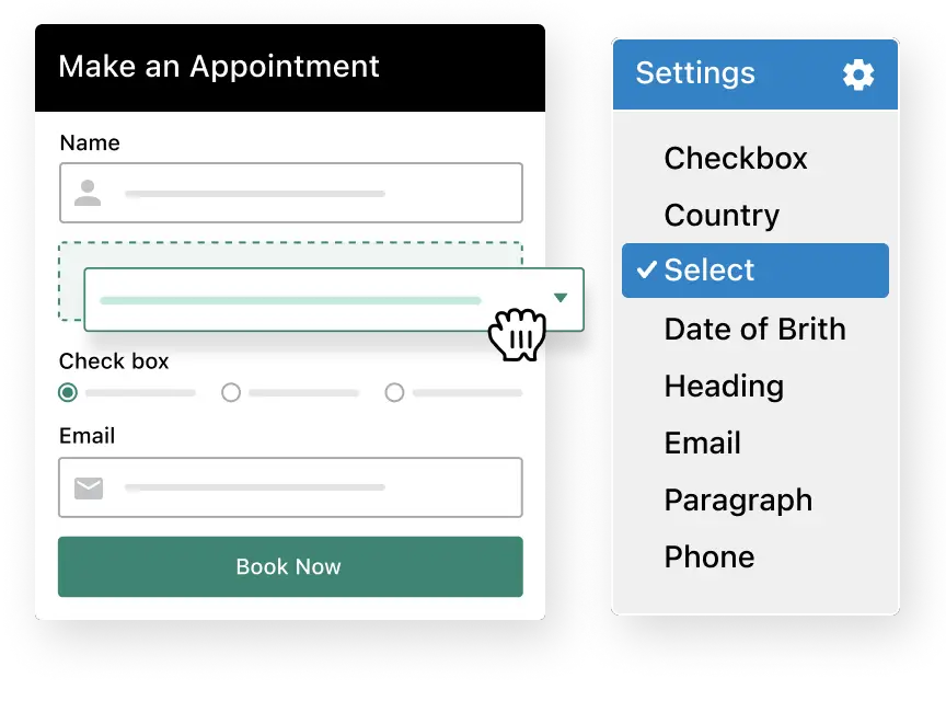 appointment-checkout-fields-10-field-types 10+ Field Types for the Booking Form Checkout