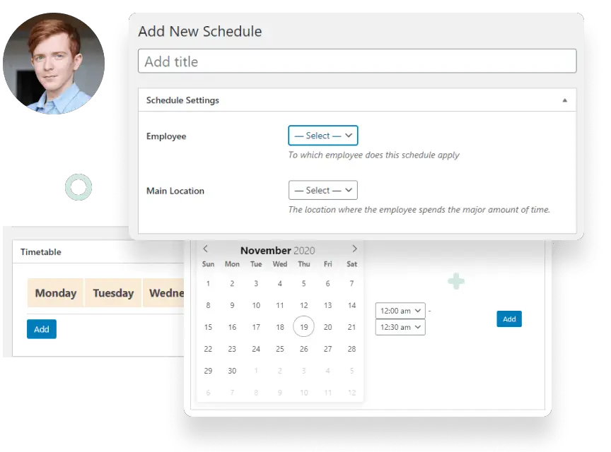 Flexible Employee Schedules: Lock Out Hours, Add Breaks & Holidays