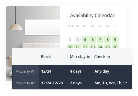 Customizable Min/Max Stay Requirements in WordPress hotel booking plugin