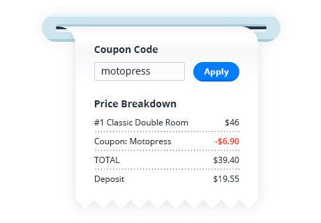 Discount Coupons in WordPress Hotel Booking Plugin