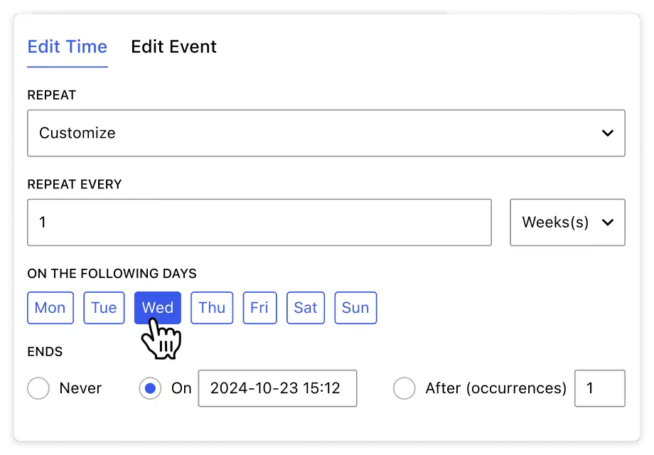 A Solution for Any Repeated Event Scenario