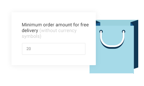 minimum order amount