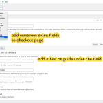 Checkout Fields List Add New Field